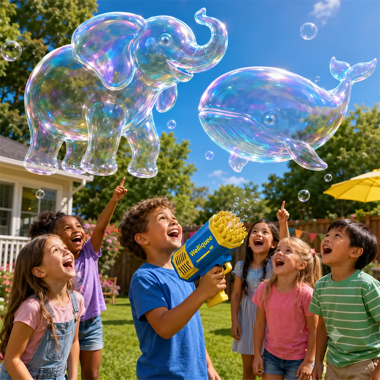 Welliquee® Super 3D Magic Bubble Concentrate —— Animal & Ocean Fantasy Theme