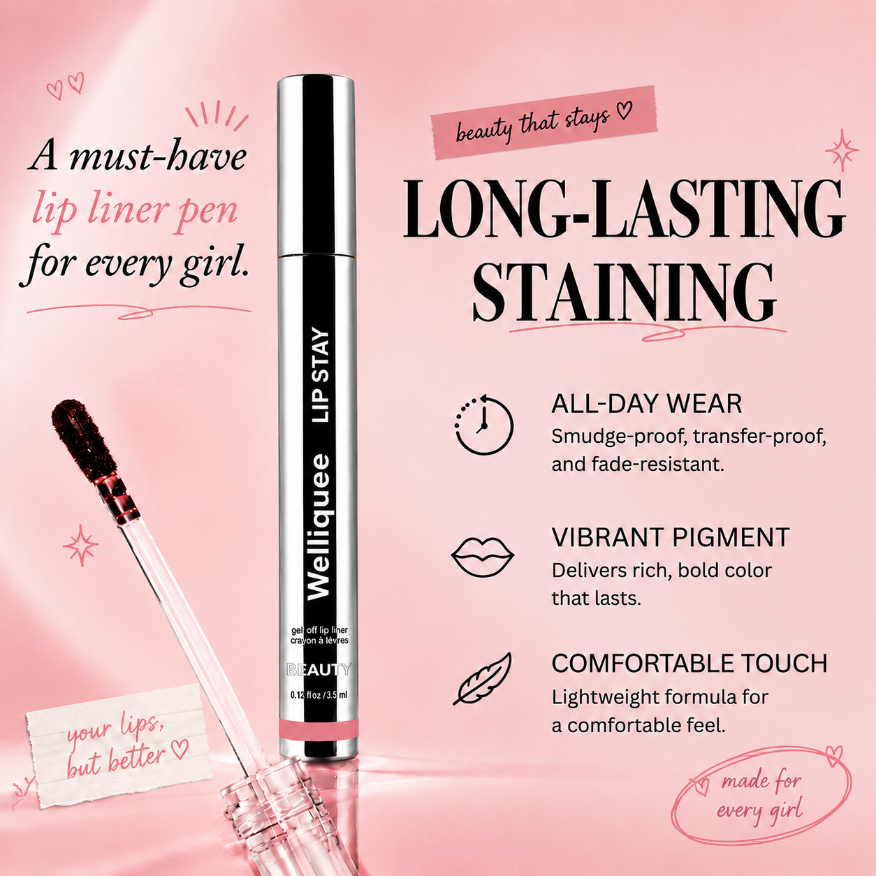 Welliquee 🎉Lip Liner Stay lasting