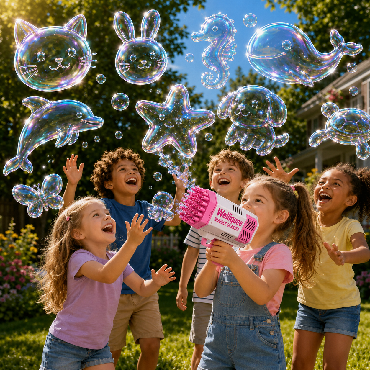 Welliquee® Super 3D Magic Bubble Concentrate —— Animal & Ocean Fantasy Theme